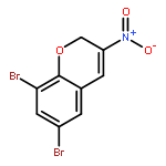 2H-1-Benzopyran, 6,8-dibromo-3-nitro-