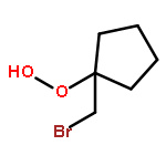 Hydroperoxide, 1-(bromomethyl)cyclopentyl