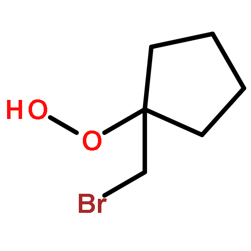 Hydroperoxide, 1-(bromomethyl)cyclopentyl