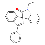 Spiro[1H-indene-1,3'-[3H]indol]-2'(1'H)-one, 1'-ethyl-3-phenyl-