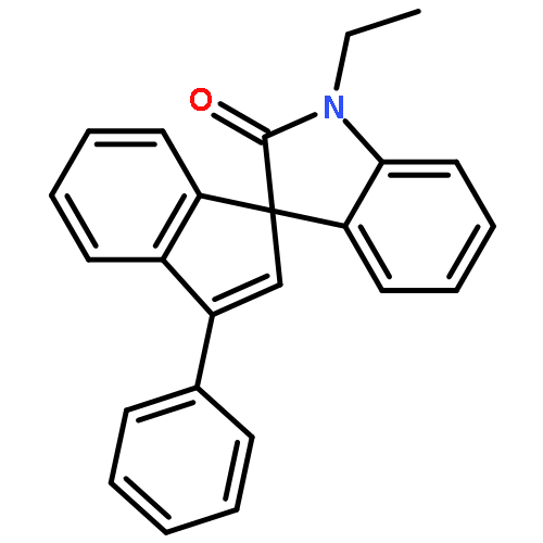 Spiro[1H-indene-1,3'-[3H]indol]-2'(1'H)-one, 1'-ethyl-3-phenyl-