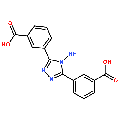 Benzoic acid, 3,3'-(4-amino-4H-1,2,4-triazole-3,5-diyl)bis-