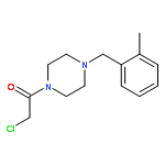 2-Chloro-1-(4-(2-methylbenzyl)piperazin-1-yl)ethan-1-one