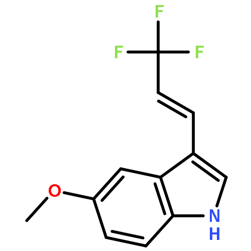 1H-Indole, 5-methoxy-3-[(1E)-3,3,3-trifluoro-1-propen-1-yl]-