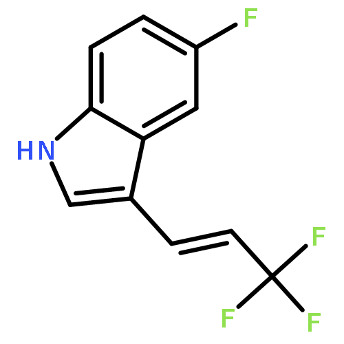 1H-Indole, 5-fluoro-3-[(1E)-3,3,3-trifluoro-1-propen-1-yl]-