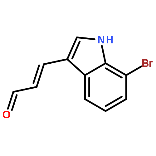 2-Propenal, 3-(7-bromo-1H-indol-3-yl)-, (2E)-