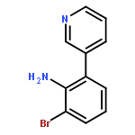 Benzenamine, 2-bromo-6-(3-pyridinyl)-