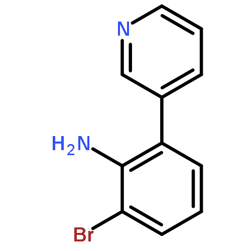 Benzenamine, 2-bromo-6-(3-pyridinyl)-