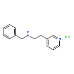 3-Pyridineethanamine, N-(phenylmethyl)-, hydrochloride (1:1)