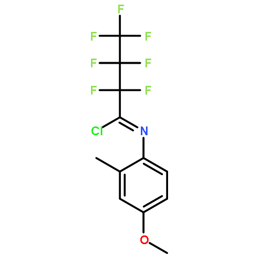 Butanimidoyl chloride,2,2,3,3,4,4,4-heptafluoro-N-(4-methoxy-2-methylphenyl)-