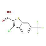 3-Chloro-6-(trifluoromethyl)benzo[b]thiophene-2-carboxylic acid