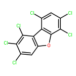 Dibenzofuran,1,2,3,6,7,9-hexachloro-