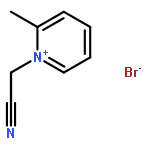 Pyridinium, 1-(cyanomethyl)-2-methyl-, bromide