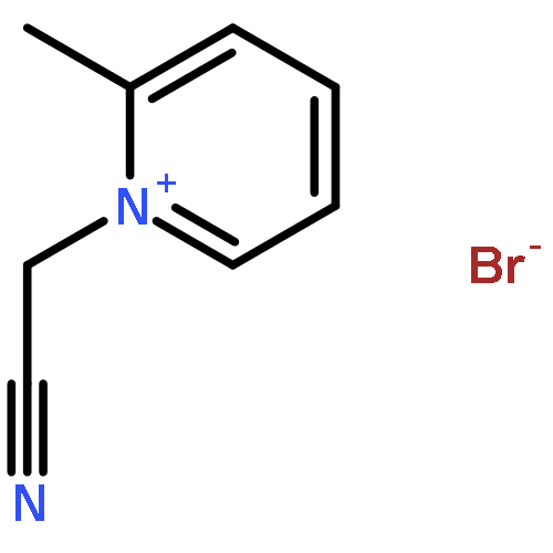 Pyridinium, 1-(cyanomethyl)-2-methyl-, bromide