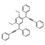 Benzene, 1,5-bis(1,3-diphenyl-2-propyn-1-yl)-2,4-dimethoxy-