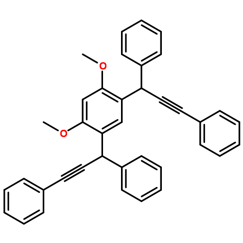 Benzene, 1,5-bis(1,3-diphenyl-2-propyn-1-yl)-2,4-dimethoxy-