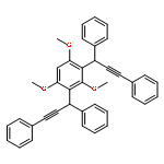 Benzene, 2,4-bis(1,3-diphenyl-2-propyn-1-yl)-1,3,5-trimethoxy-