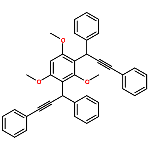 Benzene, 2,4-bis(1,3-diphenyl-2-propyn-1-yl)-1,3,5-trimethoxy-