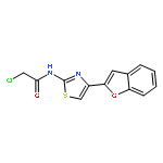 N-[4-(1-benzofuran-2-yl)-1,3-thiazol-2-yl]-2-chloroacetamide