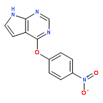 7H-Pyrrolo[2,3-d]pyrimidine, 4-(4-nitrophenoxy)-