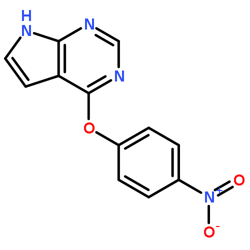 7H-Pyrrolo[2,3-d]pyrimidine, 4-(4-nitrophenoxy)-