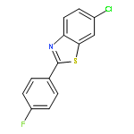 Benzothiazole, 6-chloro-2-(4-fluorophenyl)-