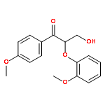 3-Hydroxy-2-(2-methoxyphenoxy)-1-(4-methoxyphenyl)propan-1-one