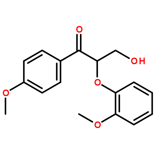 3-Hydroxy-2-(2-methoxyphenoxy)-1-(4-methoxyphenyl)propan-1-one