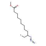 Undecanoic acid, 10-azido-11-iodo-, methyl ester