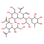 D-Glucose, O-(N-acetyl-a-neuraminosyl)-(2®3)-O-b-D-galactopyranosyl-(1®3)-O-[6-deoxy-a-L-galactopyranosyl-(1®4)]-2-(acetylamino)-2-deoxy-