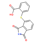 Benzoic acid, 2-[(2,3-dihydro-1,3-dioxo-1H-isoindol-4-yl)thio]-