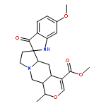 methyl 6-methoxy-1'-methyl-3-oxo-1,3,5',5a',7',8',10',10a'-octahydro-1'H,4a'H-spiro[indole-2,6'-pyrano[3,4-f]indolizine]-4'-carboxylate