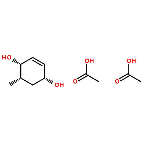 2-Cyclohexene-1,4-diol, 5-methyl-, diacetate, (1R,4S,5S)-rel-