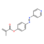 2-Propenoic acid, 2-methyl-, 4-[(1E)-2-(4-pyridinyl)diazenyl]phenyl ester