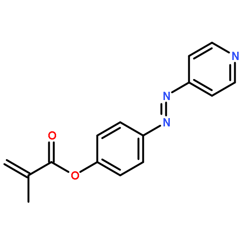 2-Propenoic acid, 2-methyl-, 4-[(1E)-2-(4-pyridinyl)diazenyl]phenyl ester