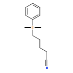 Pentanenitrile, 5-(dimethylphenylsilyl)-