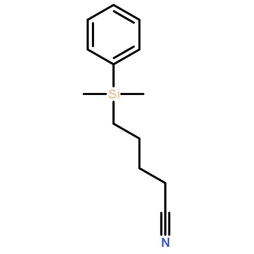 Pentanenitrile, 5-(dimethylphenylsilyl)-