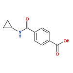 Benzoic acid, 4-[(cyclopropylamino)carbonyl]-