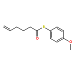 5-Hexenethioic acid, S-(4-methoxyphenyl) ester