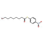 Octanethioic acid, 8-bromo-, S-(4-nitrophenyl) ester