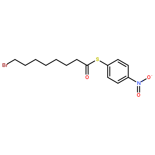 Octanethioic acid, 8-bromo-, S-(4-nitrophenyl) ester