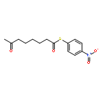 Octanethioic acid, 7-oxo-, S-(4-nitrophenyl) ester