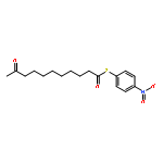 Undecanethioic acid, 10-oxo-, S-(4-nitrophenyl) ester