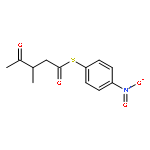 Pentanethioic acid, 3-methyl-4-oxo-, S-(4-nitrophenyl) ester