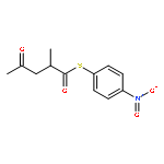 Pentanethioic acid, 2-methyl-4-oxo-, S-(4-nitrophenyl) ester