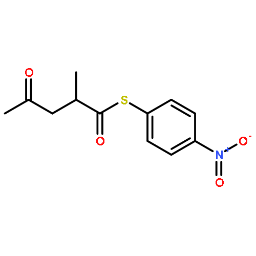 Pentanethioic acid, 2-methyl-4-oxo-, S-(4-nitrophenyl) ester