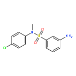 Benzenesulfonamide, 3-amino-N-(4-chlorophenyl)-N-methyl-