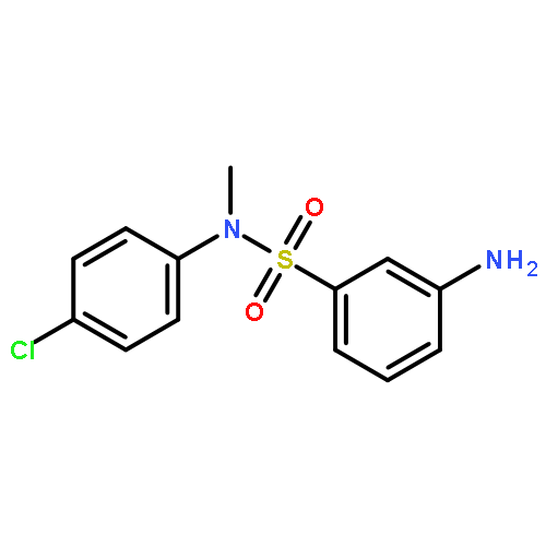 Benzenesulfonamide, 3-amino-N-(4-chlorophenyl)-N-methyl-