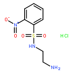 Benzenesulfonamide,N-(2-aminoethyl)-2-nitro-, hydrochloride (1:1)