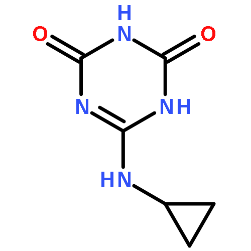 1,3,5-Triazine-2,4(1H,3H)-dione, 6-(cyclopropylamino)-